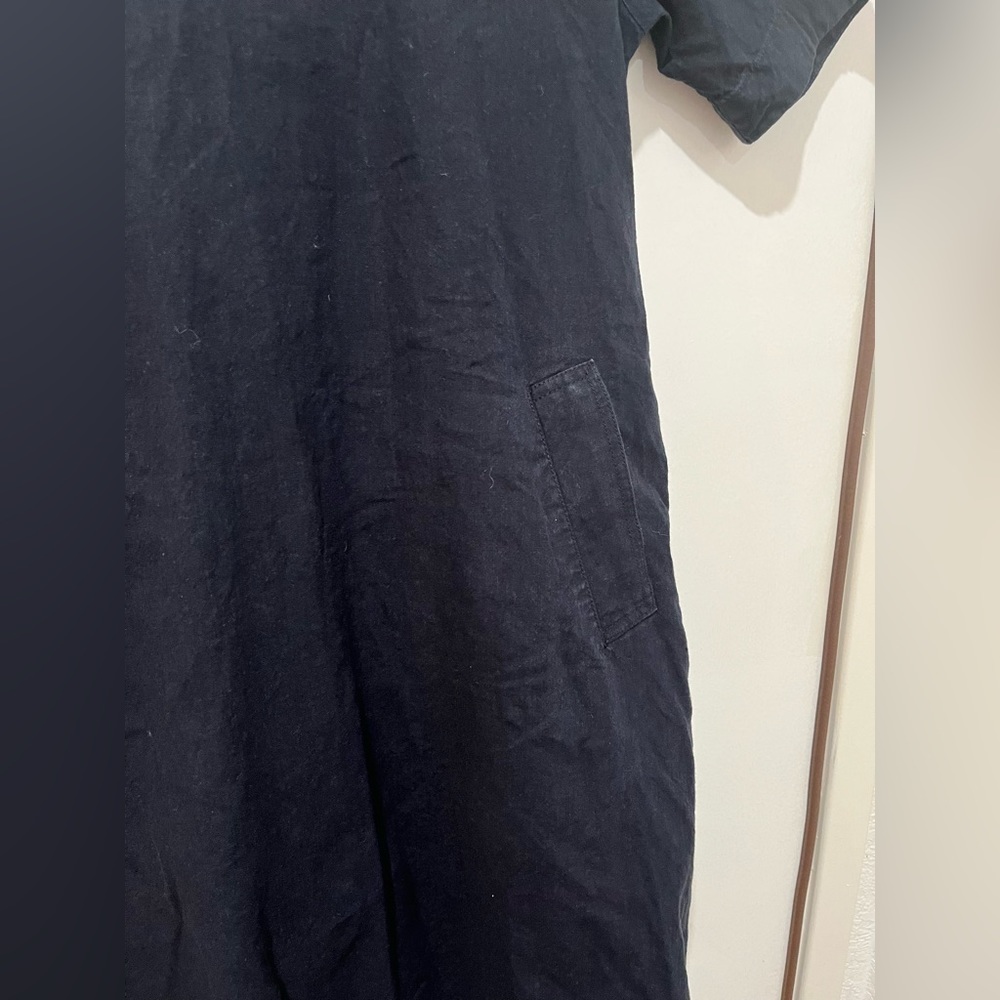 MHL by Margaret Howell Navy Linen Dress Size I - Picture 5 of 8